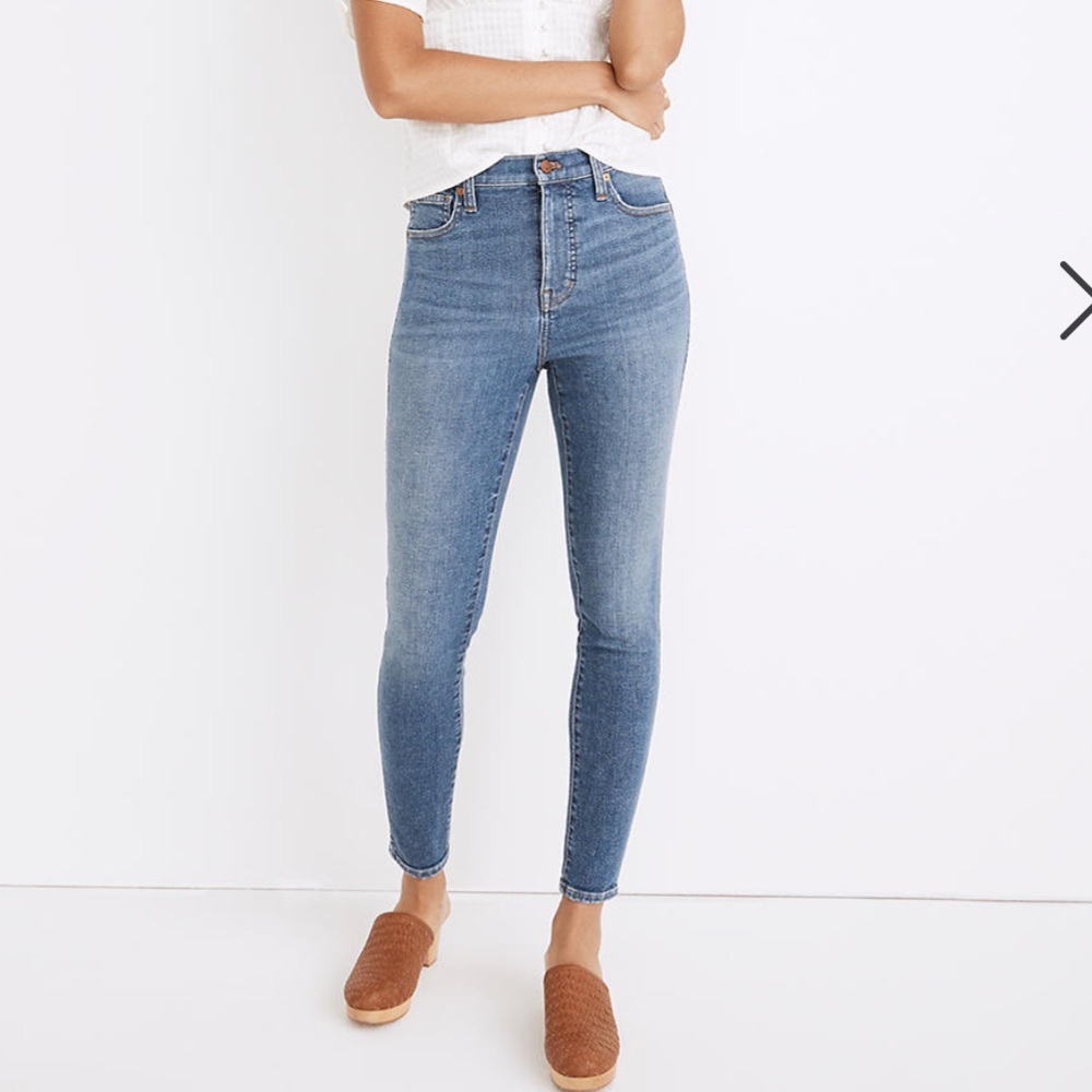 Madewell 9” High Rise Skinny Crop Jeans